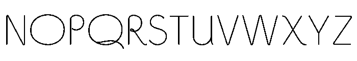 Art Deco Chic Font UPPERCASE