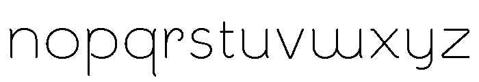 Art Deco Chic Font LOWERCASE