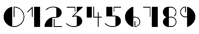 Art Deco Display Font OTHER CHARS