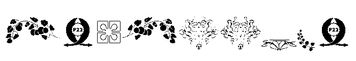 Art Nouveau Extras Font OTHER CHARS