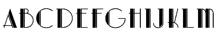 Artdeco Regular Font UPPERCASE