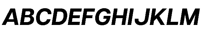 Articulat Bold Oblique Font UPPERCASE