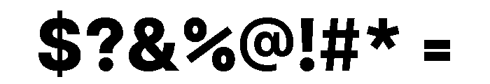 Articulat Extra Bold Font OTHER CHARS