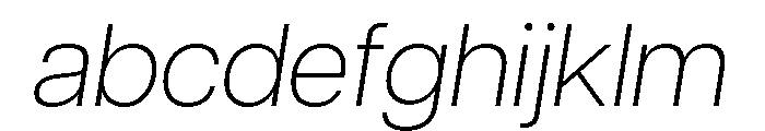Articulat Extra Light Oblique FONT