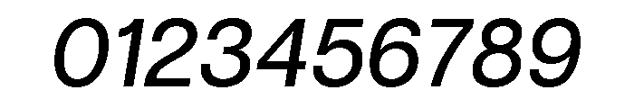 Articulat Medium Oblique Font OTHER CHARS