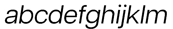 Articulat Normal Oblique FONT