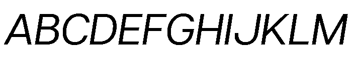 Articulat Regular Oblique Font UPPERCASE