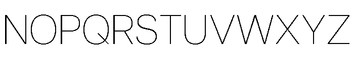 Articulat Thin Font UPPERCASE