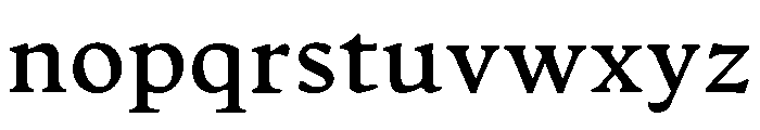 Artifex Bold Font LOWERCASE