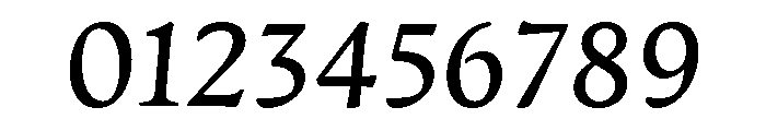 Artifex Book Italic Font OTHER CHARS