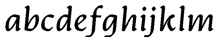 Artifex Book Italic FONT