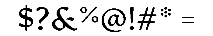 Artifex Book Font OTHER CHARS