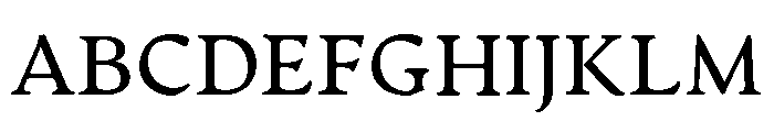 Artifex Book Font UPPERCASE