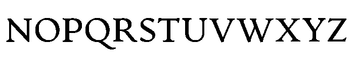 Artifex Book Font UPPERCASE