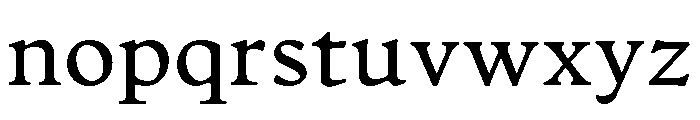 Artifex Book Font LOWERCASE