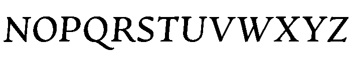 Artifex Demi Bold Italic Font UPPERCASE