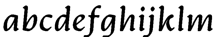 Artifex Demi Bold Italic FONT