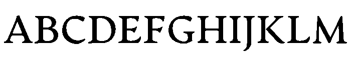 Artifex Demi Bold Font UPPERCASE