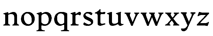Artifex Demi Bold Font LOWERCASE