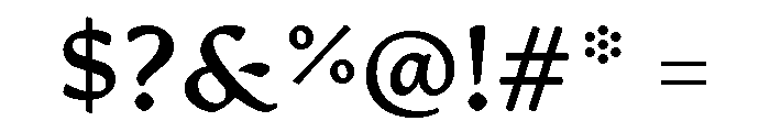 Artifex Extra Bold Font OTHER CHARS
