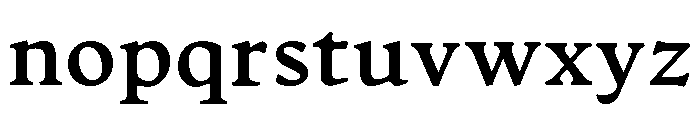 Artifex Extra Bold Font LOWERCASE