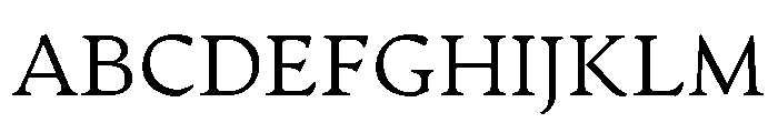 Artifex Extra Light Font UPPERCASE