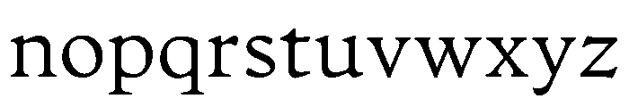 Artifex Extra Light Font LOWERCASE