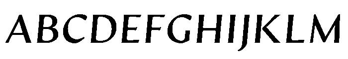 Artifex Hand Bold Italic Font UPPERCASE
