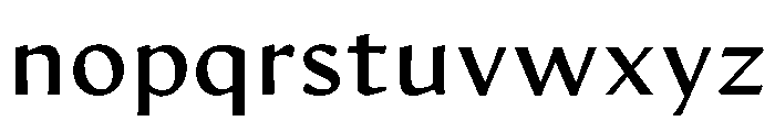Artifex Hand Bold Font LOWERCASE