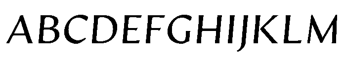 Artifex Hand Book Italic Font UPPERCASE