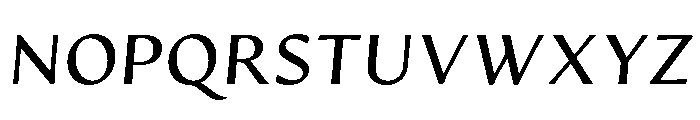 Artifex Hand Demi Bold Italic Font UPPERCASE