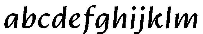 Artifex Hand Demi Bold Italic FONT