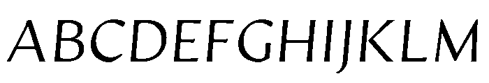 Artifex Hand Extra Light Italic Font UPPERCASE