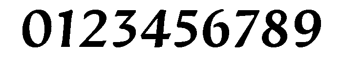 Artifex Hand Heavy Italic Font OTHER CHARS