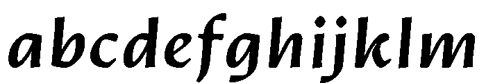 Artifex Hand Heavy Italic FONT