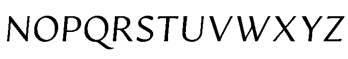 Artifex Hand Light Italic Font UPPERCASE