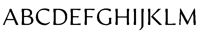 Artifex Hand Light Font UPPERCASE