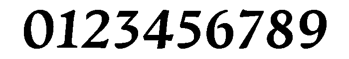 Artifex Heavy Italic Font OTHER CHARS