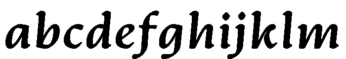 Artifex Heavy Italic FONT