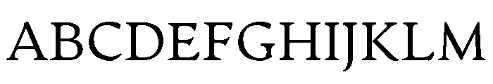 Artifex Light Font UPPERCASE