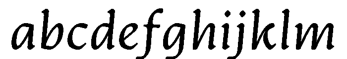 Artifex Regular Italic FONT