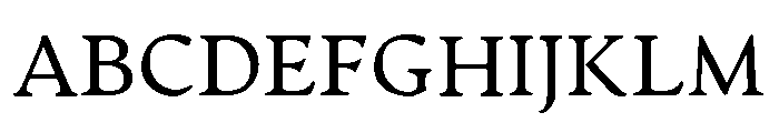 Artifex Regular Font UPPERCASE