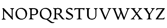 Artifex Regular Font UPPERCASE
