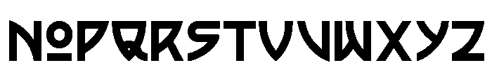 Arts And Crafts Bold Font LOWERCASE
