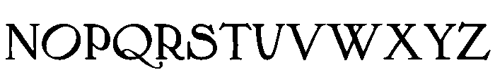 Arts And Crafts Hunter Font UPPERCASE
