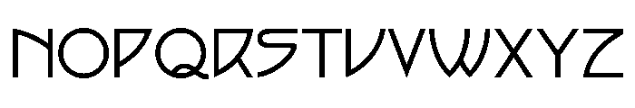 Arts And Crafts Light Font UPPERCASE