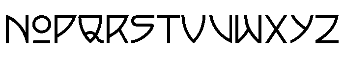 Arts And Crafts Light Font LOWERCASE