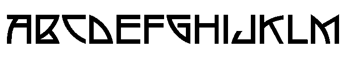 Arts And Crafts Regular Font UPPERCASE