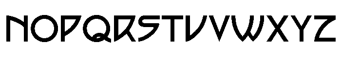 Arts And Crafts Regular Font UPPERCASE