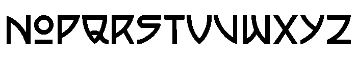 Arts And Crafts Regular Font LOWERCASE